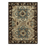 Burano Hand Knotted Wool Geometric Area Rug