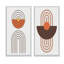 Minimalistic Creative Designs in Retro Colors VI - ensemble de 2 peintures-885488275-885489017