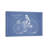 Welcome H. Hull Velocipede Patent Sketch (Light Blue) II by Aged Pixel - Wrapped Canvas Drawing-336455691