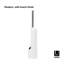 Touchez 17,5 po H Brosse de toilette et support autoportant-14004402