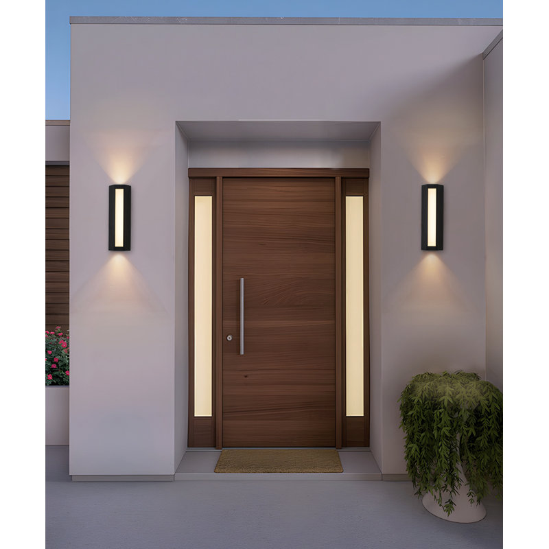 Modern Led Outdoor Wall Lights,1 Pack, 3000 Kelvins