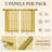 Heavy Textured Faux Linen Tier Curtains Semi Sheer Light Filtering Small Window Kitchen Curtains Short Cafe Curtains Drapes with Dual Rod Pocket Ginger 25x30inch-2116767226-2116767217