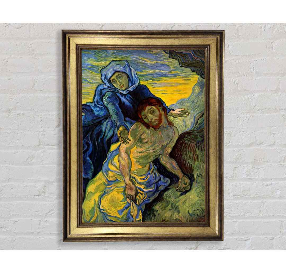 Pieta (von Eugene Delacroix) von Van Gogh - Einzelne Bilderrahmen Kunstdrucke