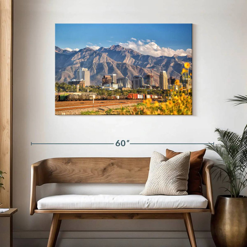 Hannes, centre-ville de Salt Lake City, H 30 po x l 45 po