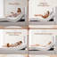 Base de lit réglable ergonomique Caron 4.0, base de lit réglable avec inclinaison de la tête et des pieds, base électrique avec télécommande sans fil, masseur
