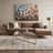 Birds Song Sparrow Gray Canvas Wall Art-352407439