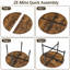 Table basse ronde et rustique