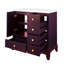 Meuble-lavabo classique 36 "avec lavabo en céramique-2133843762