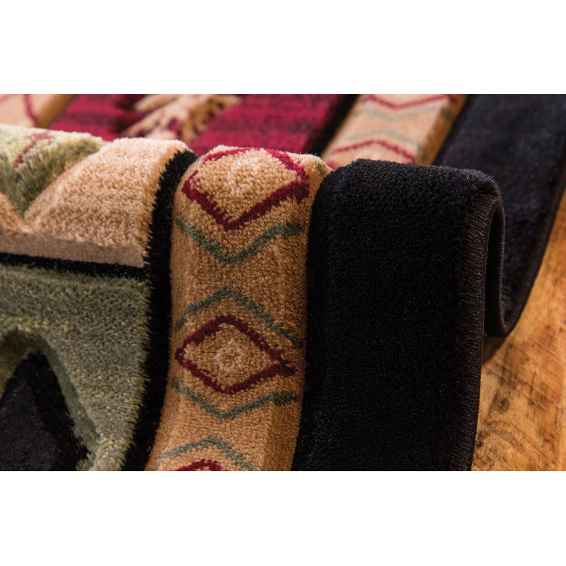 Tapis beige à bordure Ethier, Rectangle 2 pi 7 po x 4 pi 2 po