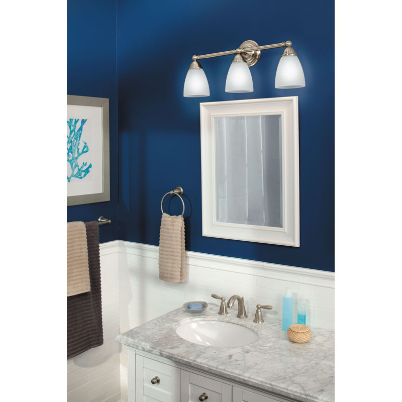 Brantford 3-Light Vanity Light, Brushed Nickel
