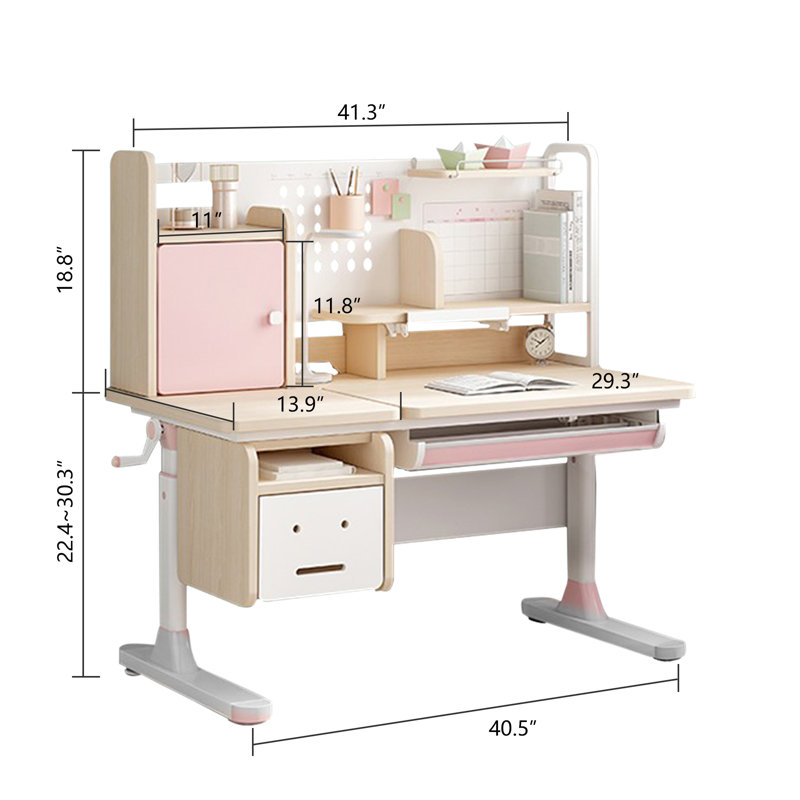 Bureau d'écriture avec huche 43,3 po Tanksley, Rose