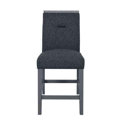 TABOURETS DE BAR ARIYA GRIS FONCÉ 2PK