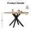 120 cm Beech Round Dining Table-497877930