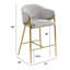 Tabourets de bar en tissu Teddy Boucle-277536212-277536203