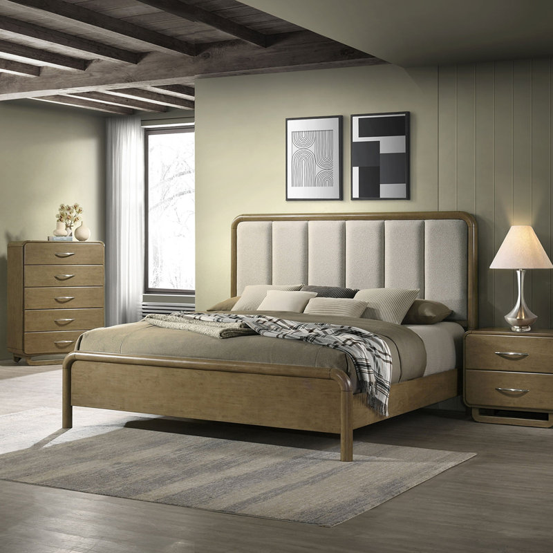 Tully Nutmeg 2-drawers Nightstand