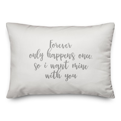  Coussin Forever Only Happens Once