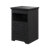 Nightstand With 2 Drawers And Pull Out Tray, Side Table With Open Shelf, Modern End Table For Bedroom, Living Room, Black-116488075