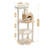 56.3-Inch Wooden Multi-Level Sisal Covered Large Cat Tree