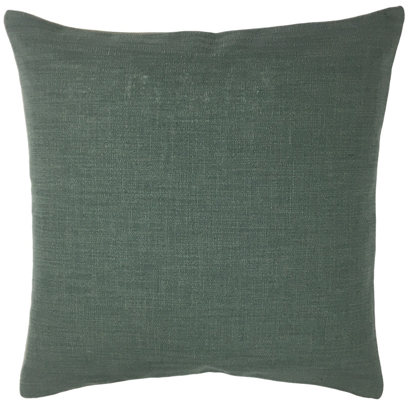 Coussin Charte, 24 po x 24 po, Aigue-marine