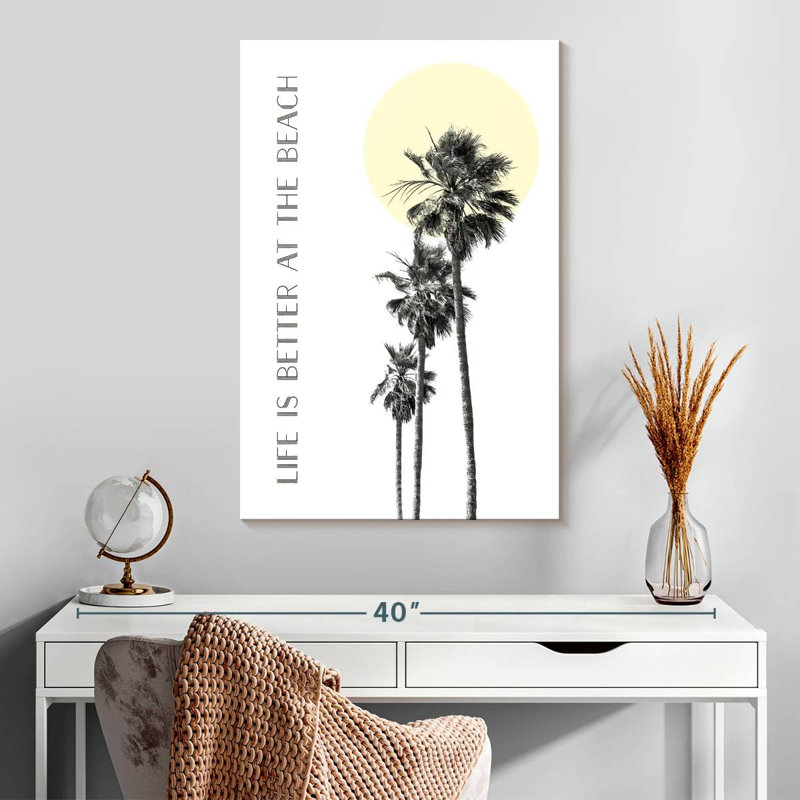 Harnek Life Is Better At The Beach, H 30 po x l 20 po