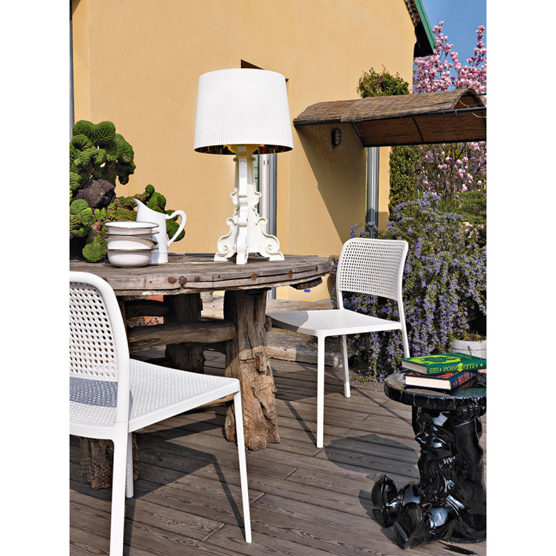 Bourgie Table Lamp, Opaque White