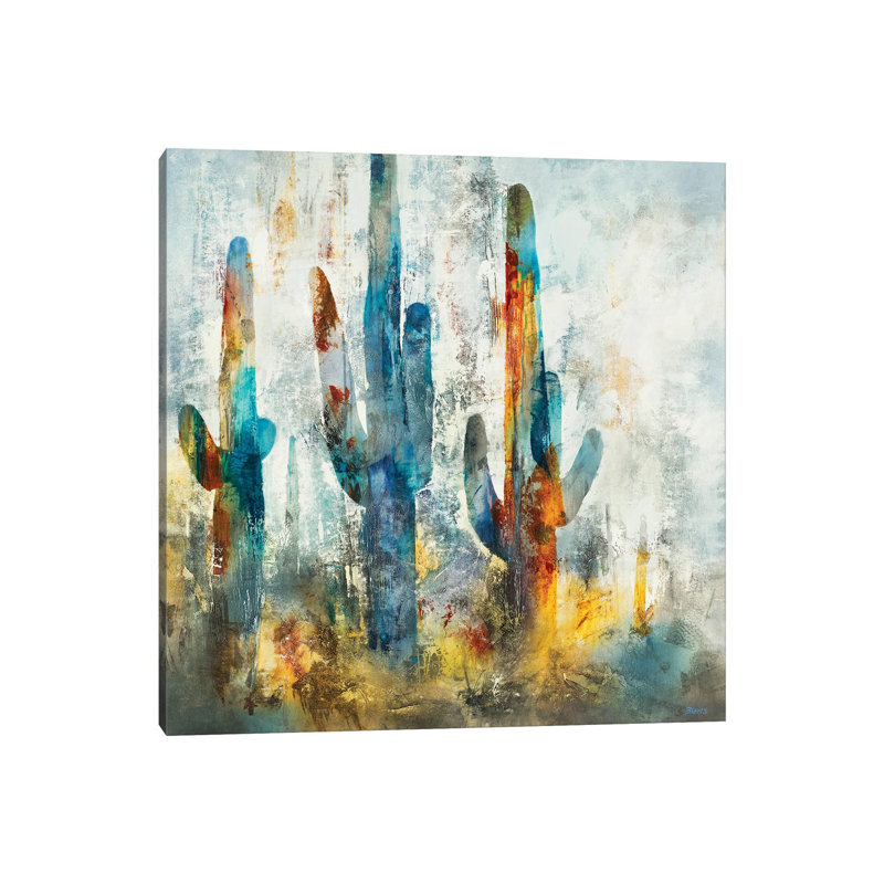 Saguaro Forest by Scott Brems - Print on Canvas, Wrapped Canvas, 93.98cm H x 93.98cm W x 1.91cm D
