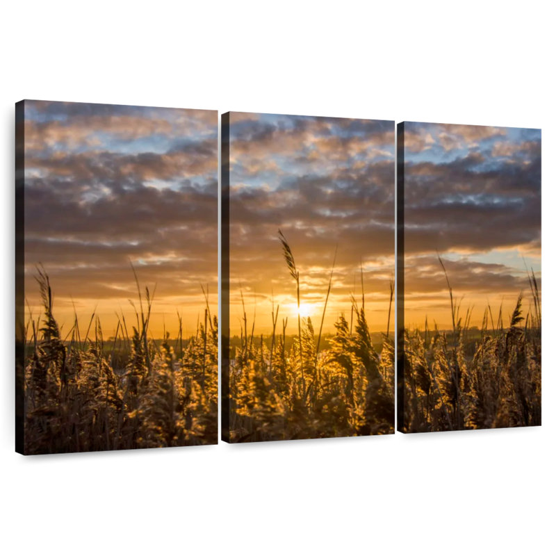 Harnek Setting Beyond The Reeds, 28" H x 45" W