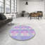 Tapis rose à motif géométrique Kleinschmidt-231988948
