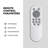 Wall Mounted Fan Dimmable Ceiling Fan With Remote Included