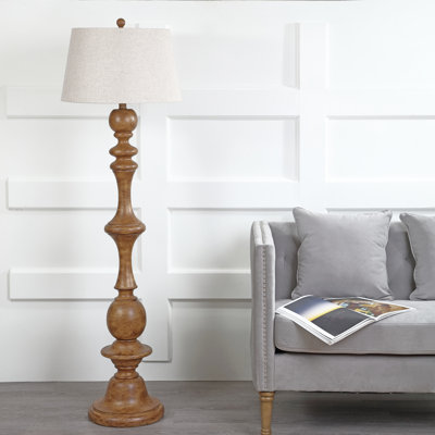 Capel 67'' Brown Traditional Floor Lamp