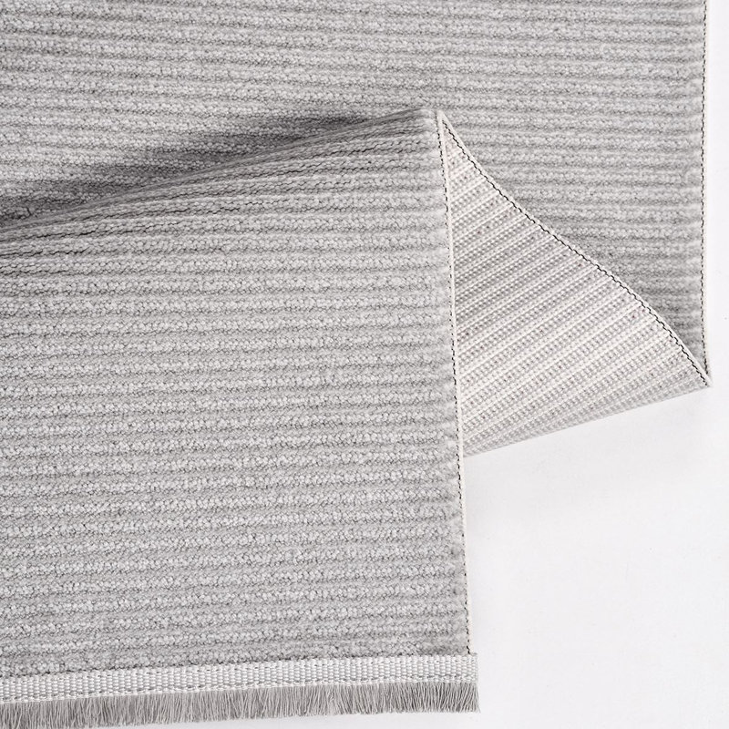 Tapis beige moderne lavable à la machine, Tapis de couloir 2 pi 8 po x 9 pi 11 po