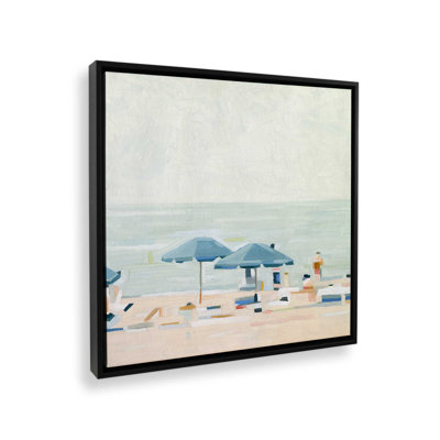 «Seaside Umbrella Harmony I», reproduction sur toile roulée