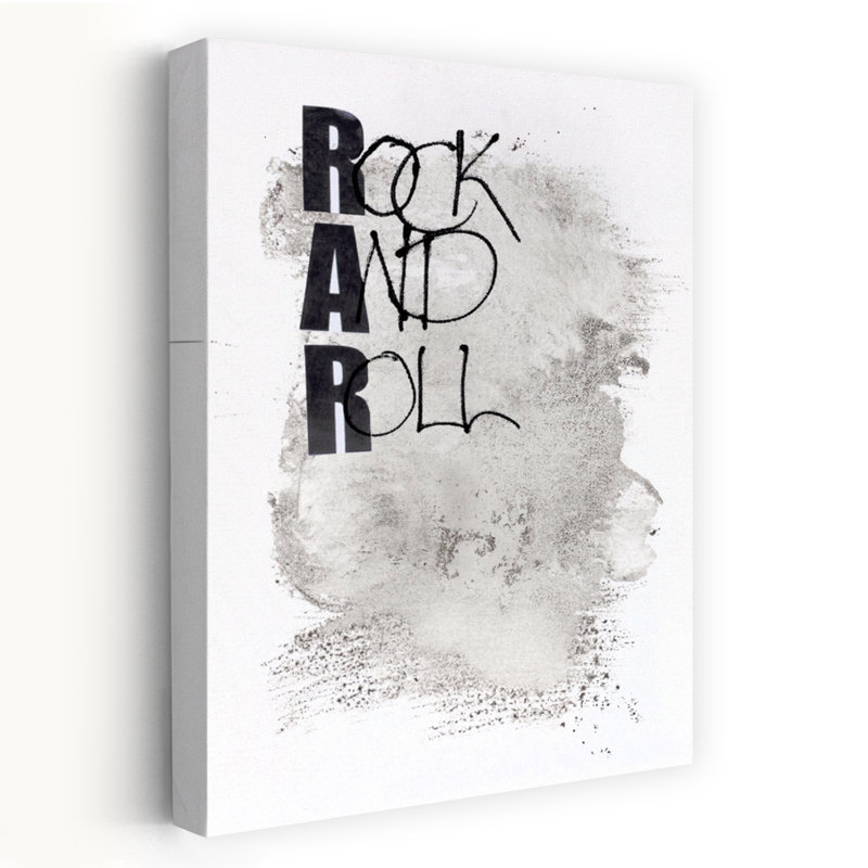 Rock and Roll, architecture contemporaine de paysage abstrait, H 36 po x l 24 po