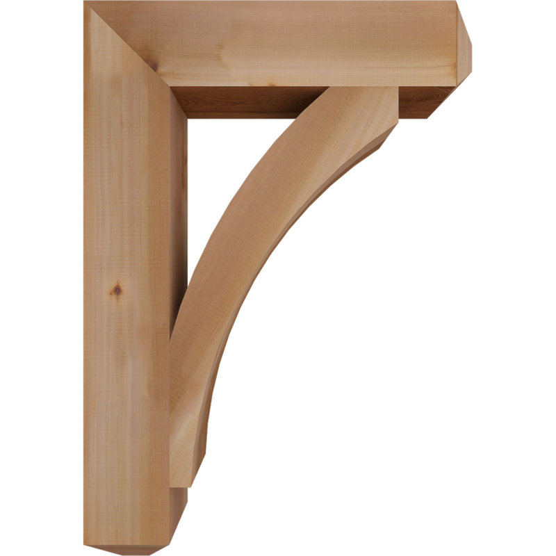 Support pour artisan Thorton, Cèdre rouge de l'Ouest (lisse), H 40 po x l 6 po x P 28 po