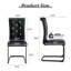 Chaises de salle à manger rembourrées en similicuir avec boucle en cristal-522394424-522394405