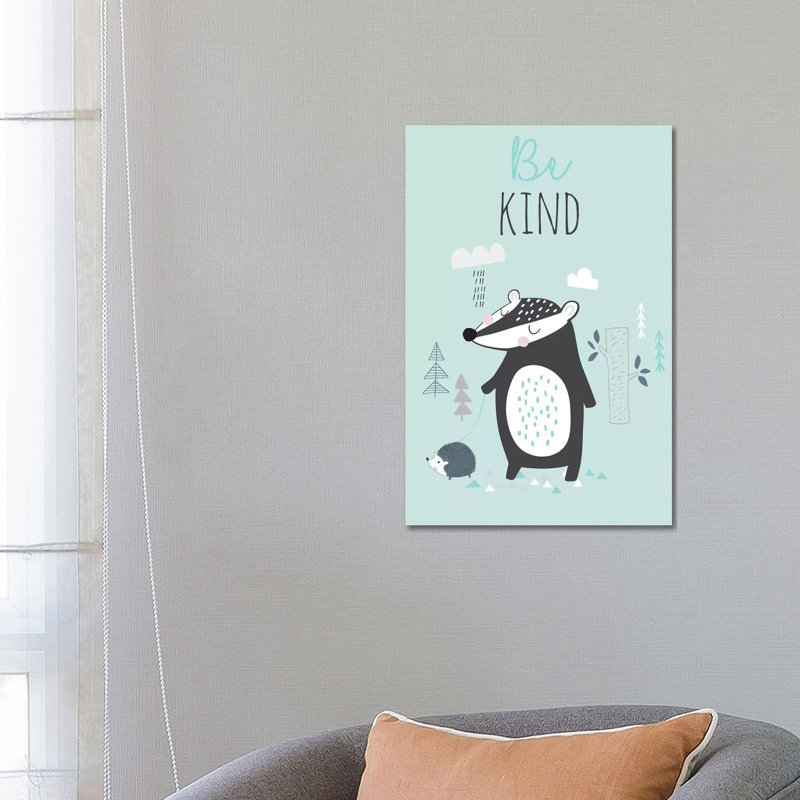 Baby Woodland Friends II by Angela Nikeas - Wrapped Canvas Painting, 66.04 cm H x 45.72 cm W
