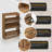 24 Pair Farmhouse Shoe Storage Cabinet