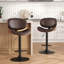 Tabouret de bar pivotant à hauteur réglable avec structure en métal-1832836080-1832836079