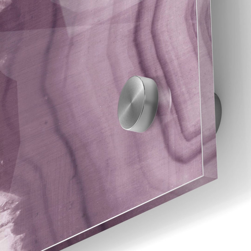 «Agate Geode I PLUM» par Wild Apple Portfolio, H 36 po x l 36 po
