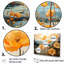 Perfectly Passionate Flowers Field I - Flower Wall Decor Set-136340994-136340997