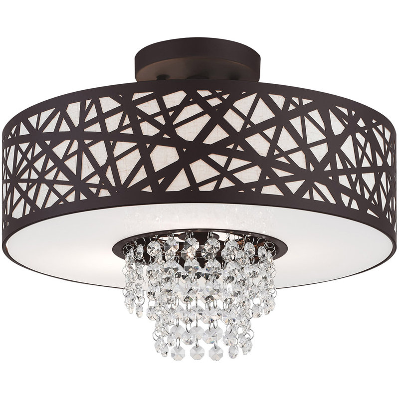 Semi Flush Mount, Bronze