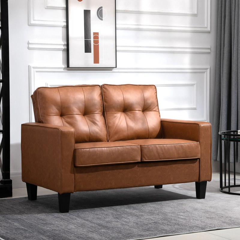 Nater Upholstered 51.5'' Reception Loveseat