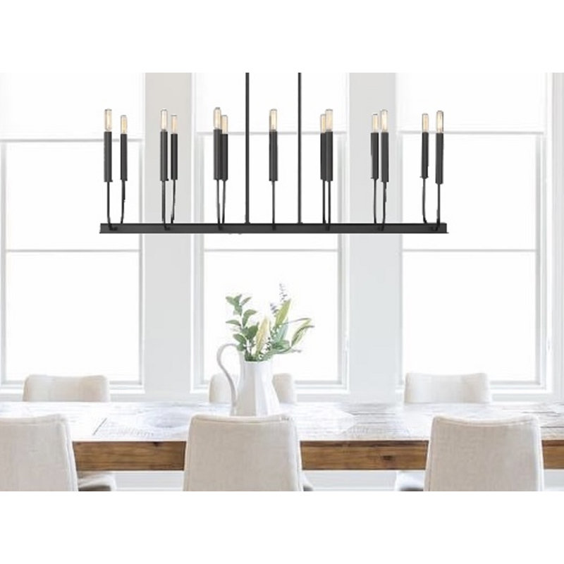 Tiofila 14 - Light Kitchen Island Pendant, Black