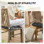 Outsunny Outdoor Chair Seat Cushions Set of 2, 7cm Foam, 40x40cm-1516626806