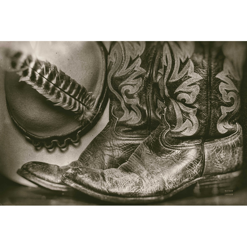 Bottes de cowboy VII, H 20 po x l 30 po