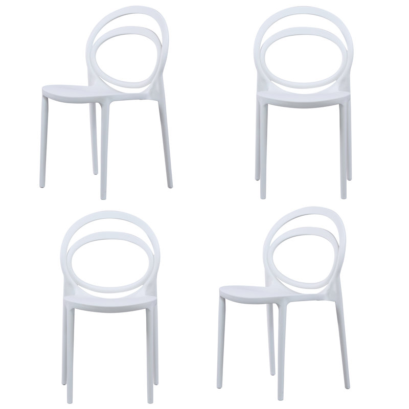 Kendrah 17.5'' H Side Chair, White