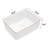 16"X12" White Ceramic Bathroom Vessel Sink Rectangle Bowl Vanity Sink-100998246