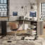 Adjustable L-Shaped Computer Desk