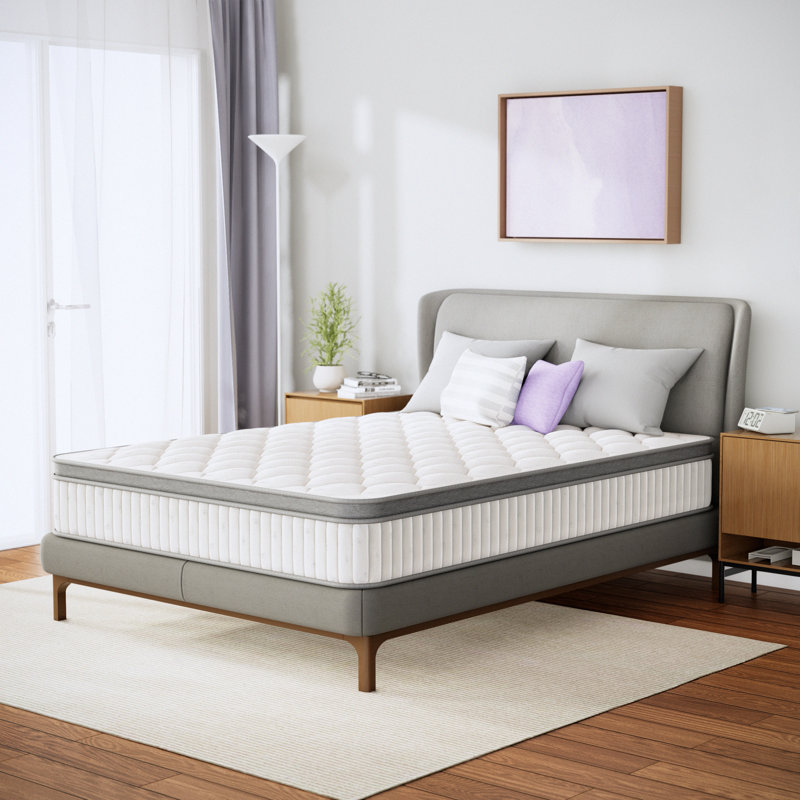 Matelas hybride moelleux 12 po - Sleep by Wayfair ™, Très grand californien, 12