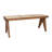 Frankie Wooden Bench With Cane Seat-1589415945
